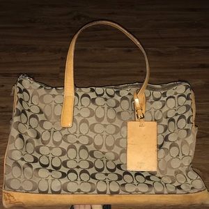 ❣ PRICE DROP Coach Boston Weekend Luggage Tote Bag